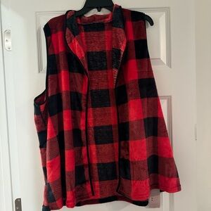 2XL Buffalo Plaid Vest
